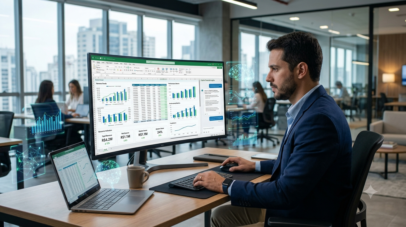 Microsoft leva o Copilot no Excel para outro nível com atualização voltada ao mercado financeiro